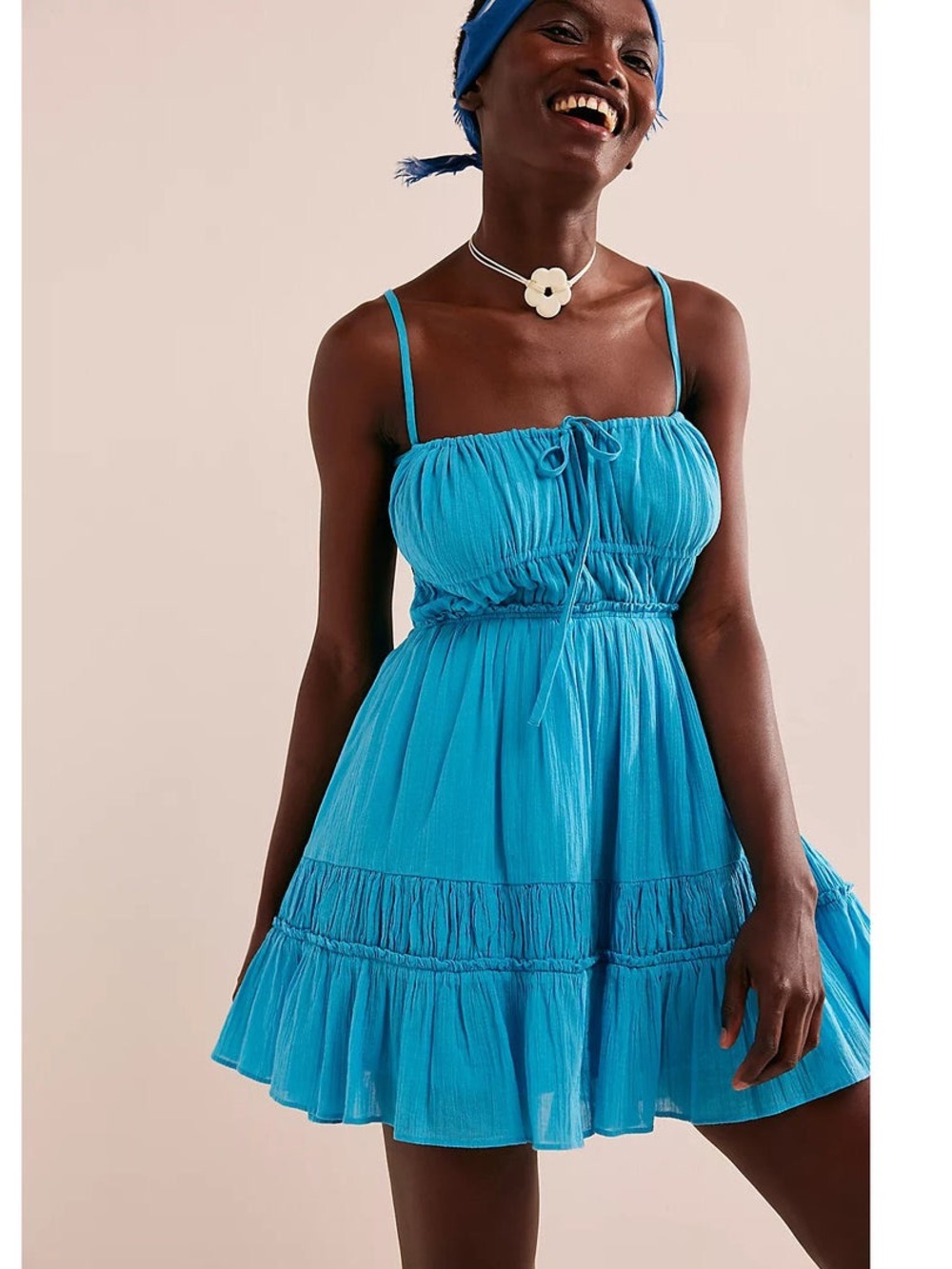 Free People Taking Sides Mini Dress